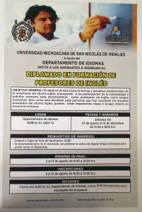 cartel idiomas profesores a