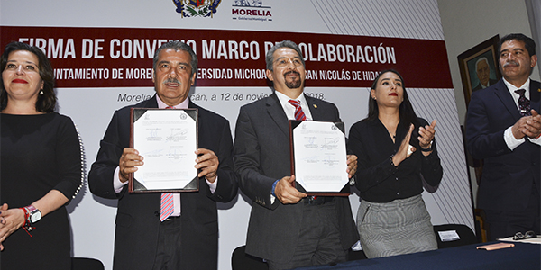 Firma convenio ayuntamiento morelia bnnR